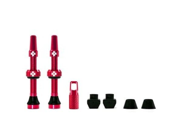 Units Muc Off Tubeless Presta Valves 2 Röd 44 mm