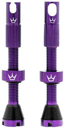 Chris King Peaty´s Tubeless Valves Lila 42 mm