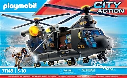 Playmobil City Action 71149 Tactical Unit Rescue Aircraft