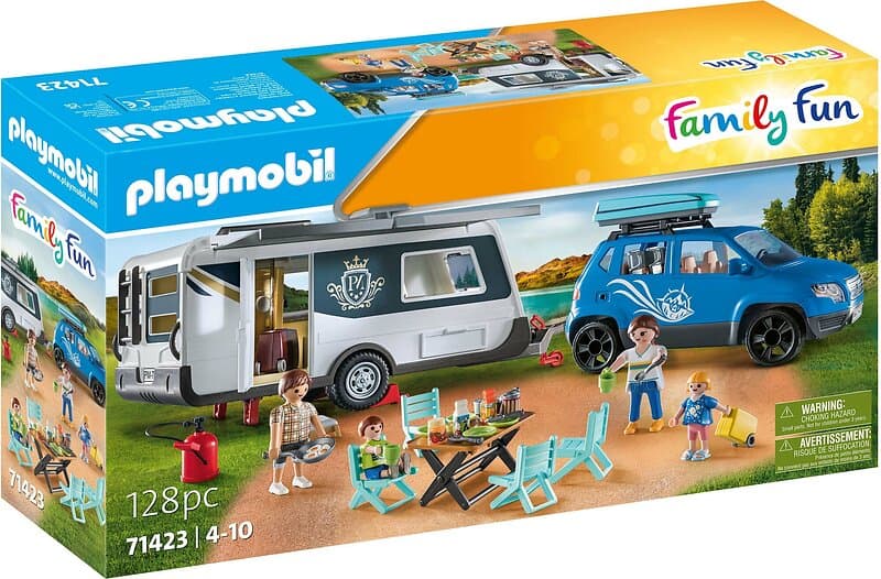 Playmobil Family Fun 71423 Caravan with Car