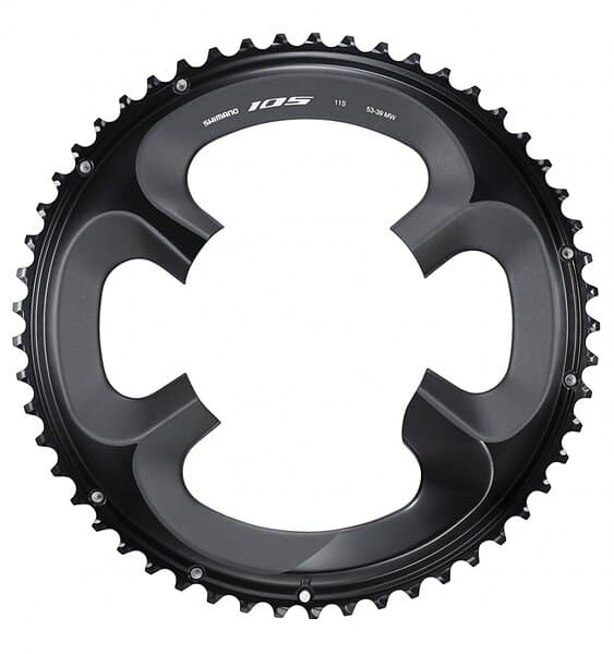 Shimano 105 R7000 Chainring Svart 50t