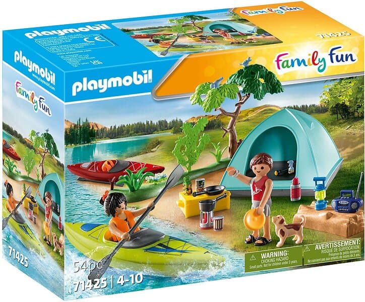 Playmobil Family Fun 71425 Campsite with Campfire