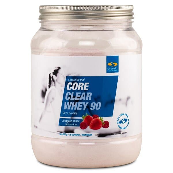 Svenskt Kosttillskott Core Clear Whey 90, Jordgubb/Hallon, 400g