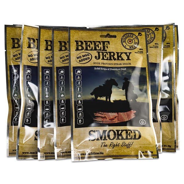 Beef Jerky Snacks , Smoked, 10-pack