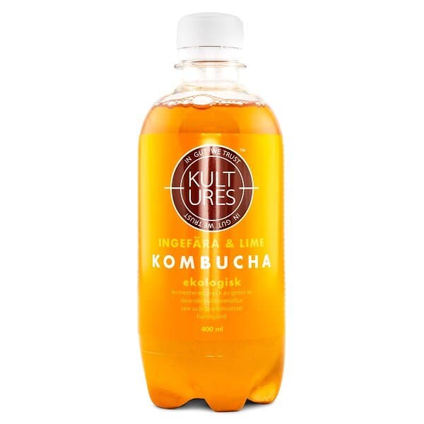 Kultures Kombucha Ingefära & Lime 400ml