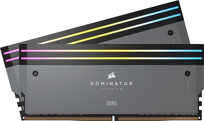 Corsair Dominator Titanium RGB AMD EXPO 2x32GB DDR5 6000MHz CL30 (CMP64GX5M2B6000Z30)
