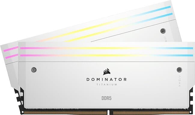 Corsair Dominator Titanium RGB 2x32GB DDR5 6000MHz CL30 (CMP64GX5M2B6000C30W)