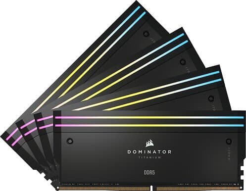 Corsair Dominator Titanium RGB 4x24GB DDR5 6000MHz CL30 (CMP96GX5M4B6000C30)