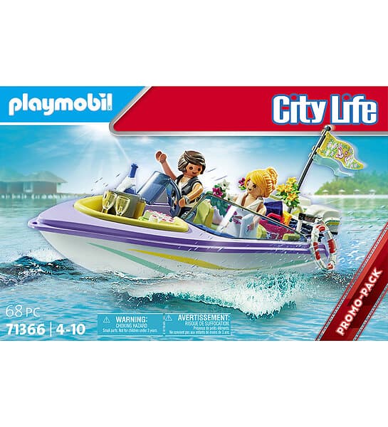 Playmobil City Life 71366 Honeymoon Speedboat Trip