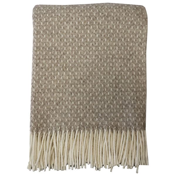 Redlunds Nina Royal Belfast Ullpläd Beige