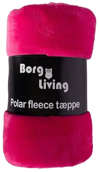 Borg Living Fleecefilt Pink 150x200 cm Extra mjuk och skön