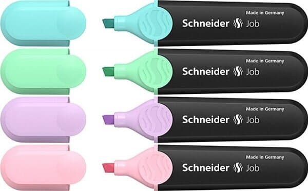 Schneider Överstrykningspennor 4-pack pastell