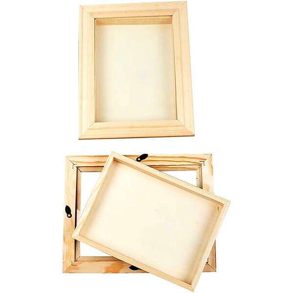 RAM 3D med Glas 18,3x23,1 cm Furu 1 st