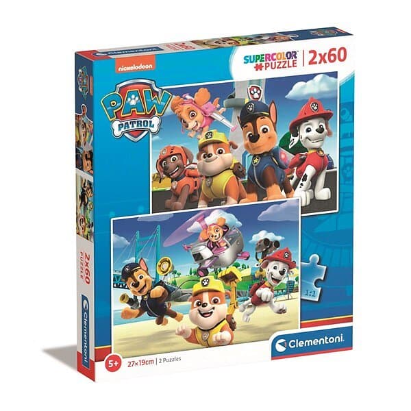 Clementoni Pussel Paw Patrol 2x60 bitar,