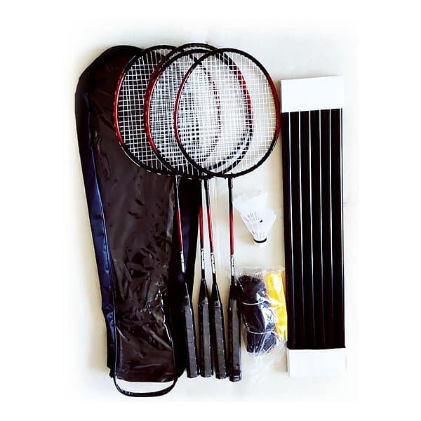 SportMe Badmintonset 4 spelare ink nät,