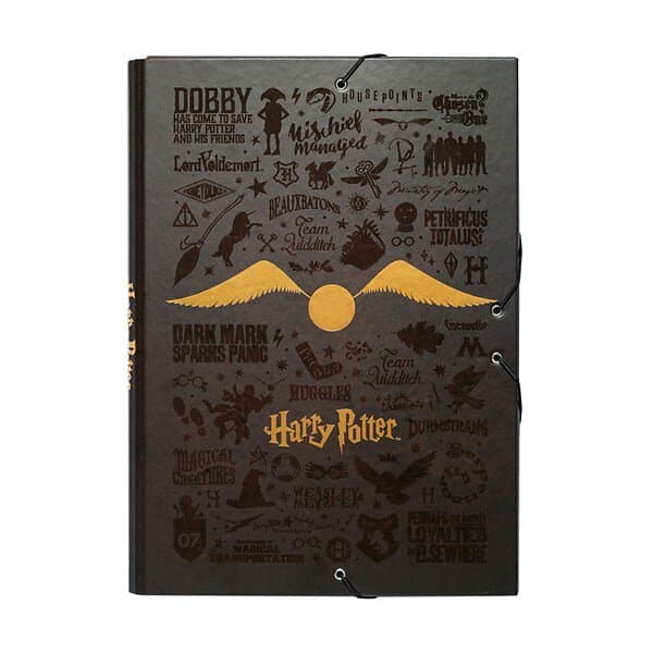 Harry Potter Gummibandsmapp 34x22,5 cm Premium