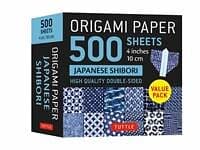 Origami Paper 500 sheets Japanese Shibori 4' (10 cm)