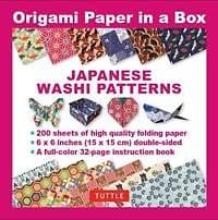 Origami Paper in a Box Japanese Washi Patterns