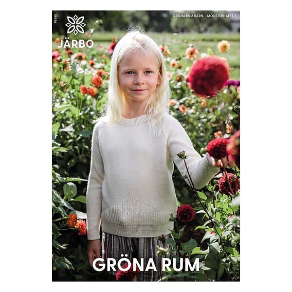 Järbo Mönsterhäfte 7 Gröna Rum Barn (Svensk text) Garn