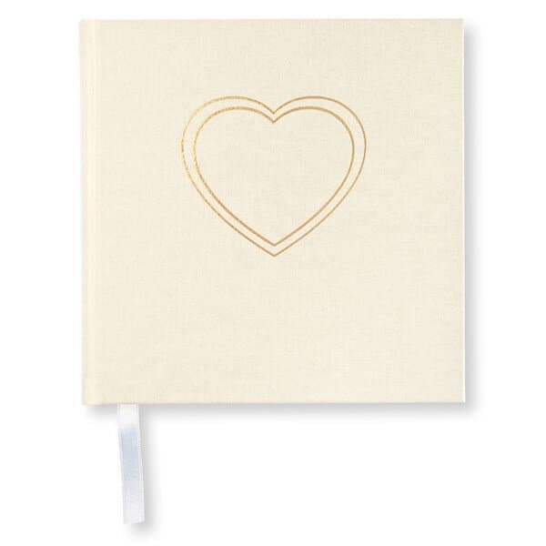 Paperstyle Fotoalbum Heart 185 x 185 Off White