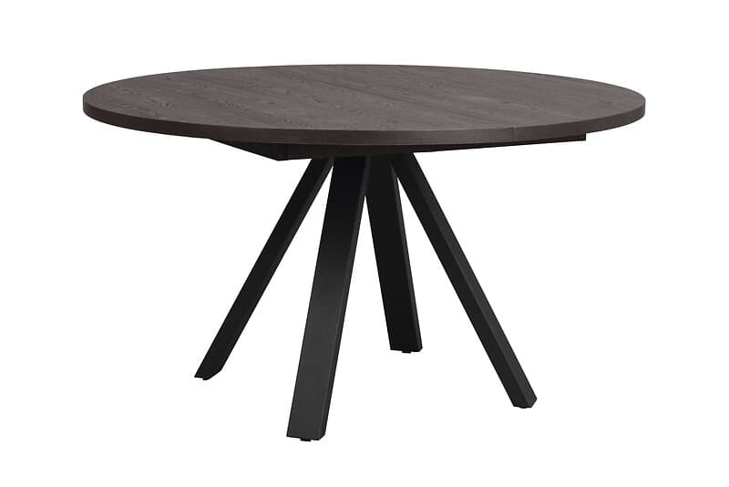Rowico Home Maddock matbord Brun ek/svart 135 cm