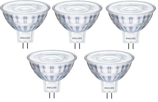 Philips CorePro LED Spot MR16 4,4W 827, 345 lumen, GU5.3, 36°, 5-pack