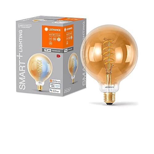 Ledvance SMART+ G125 Globe 8W/822-850 klar guldfilament E27 WiFi