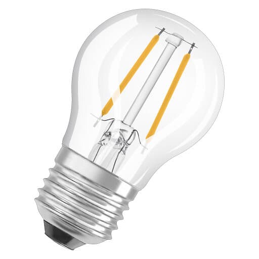 Ledvance Osram Retro LED kronljus 1,5W/827 (15W) E27 Klar