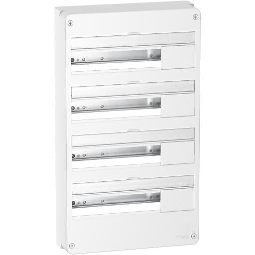 Schneider Electric Resi9 CX Group board 4 x 18 modul, vit