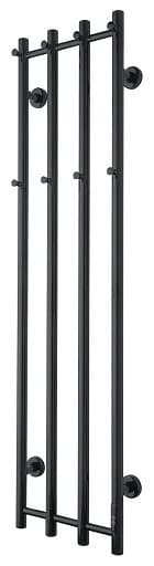 TVS Eldo 4 el-driven handdukstork, med timer, 1400x345 mm, svart