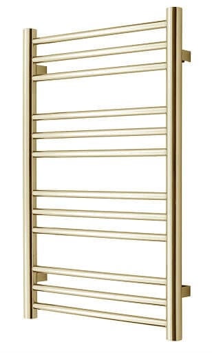 TVS Plus Line 12 handdukstork, vatten/kombi, 78,5 x 50 cm, guld