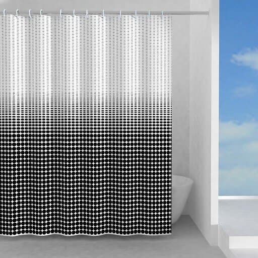HeFe Illusion duschdraperi 120 x 200 cm