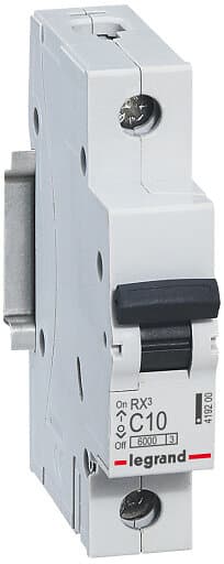 Legrand Automatsäkring RX3 C 10A 1P, 1M, 6kA