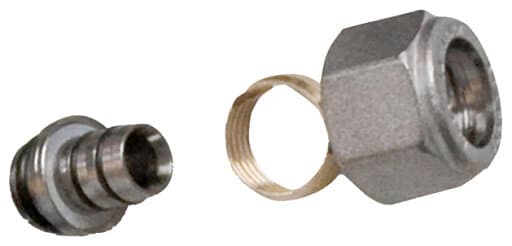 Pettinaroli 16 mm x 1/2" Kopplingsset för Alupex i mässing med TEA-beläggning
