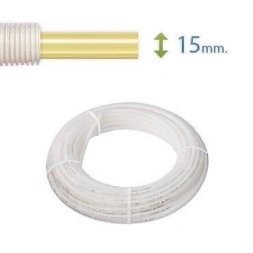 Roth 25 meter Universal Pex Rör-I-Rör 15 mm till vatten och värme