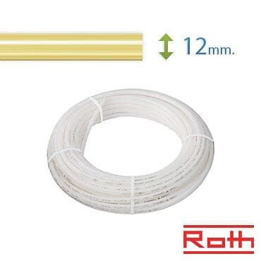 Roth 120 meter Universal Pex-Rör 12 mm till vatten och värme