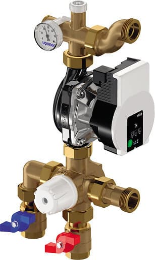 Uponor Fluvia T shunt med Wilo Para 15-6 pump