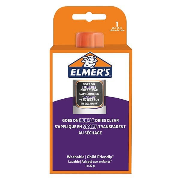 Elmer's 22 gram lila limstift (disappearing) 1-blister