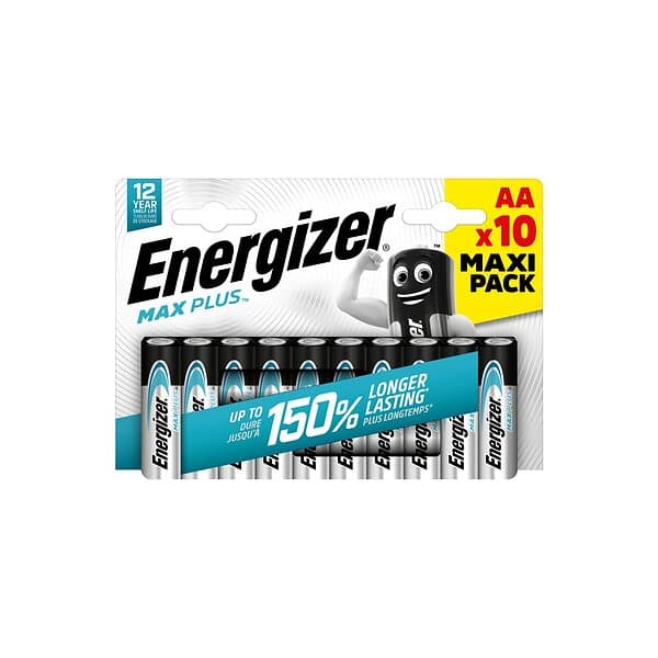 Energizer Max Plus AA 10-pack