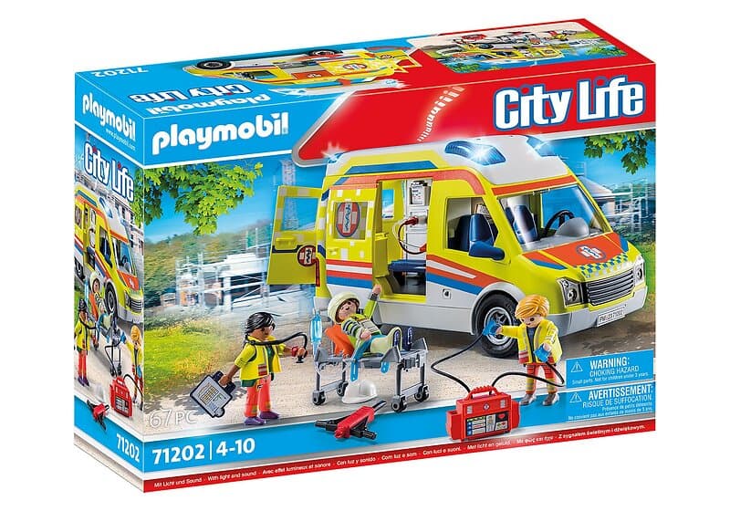 Playmobil City Life 71202 Ambulans med ljus och ljud