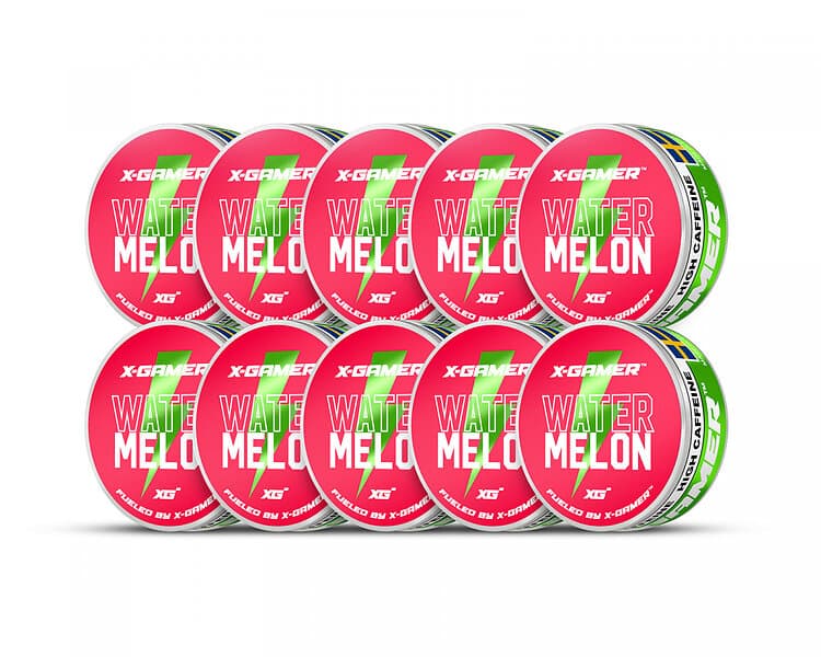 X-Gamer Energy Pouch Watermelon 10-pack
