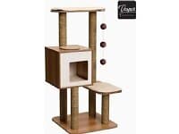Catit Scratching post Vesper V-High base, Walnut, 56 x 56 x 121,5 cm