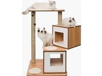 Catit Klösmöbel Vesper Double 103,5 x 65 cm Valnöt