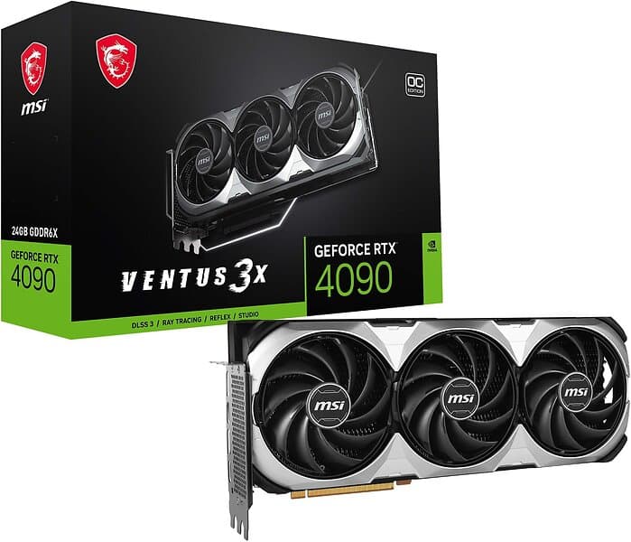 MSI GeForce RTX 4090 Ventus 3X E OC 2xHDMI 2xDP 24GB