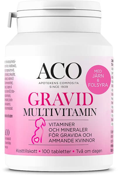 ACO Gravid/Ammande Multivitamin 100 tabletter