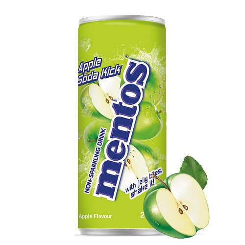 Mentos Apple Kick Soda 24cl