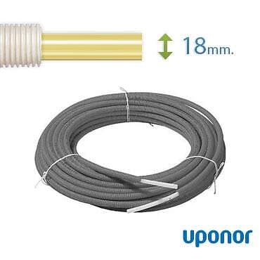 Uponor 50 meter Universal Pex Rör-i-Rör 18 mm till vatten och värme