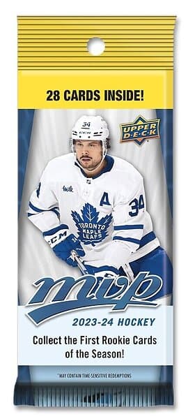 NHL Upper Deck MVP 2023-24 Mass Fat Pack (28 kort)