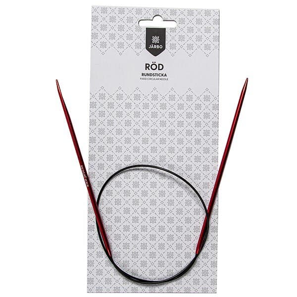 Järbo Rundstickor 40 cm/3,5 mm Röd 1 st