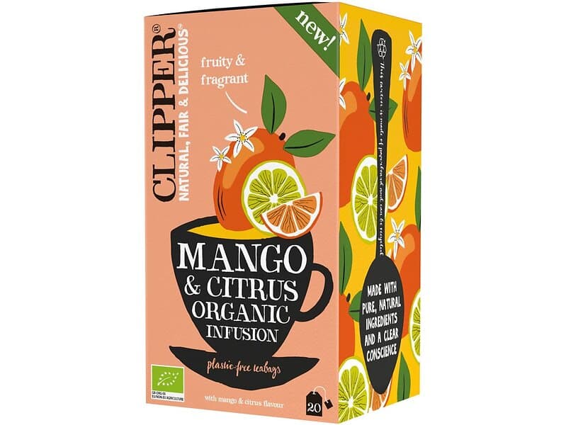 Clipper Mango & Citrus Organic Infusion 20 tepåsar